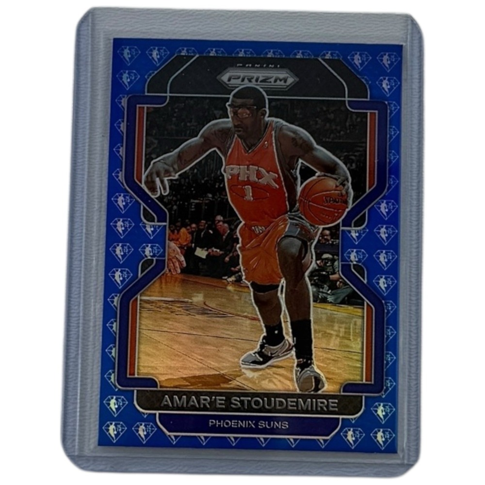 2021-22 Panini Prizm 75th Anniversary Blue Amar'e‎ Stoudemire Phoenix Suns #262